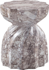 Caserta - Marble Finish Concrete End Table