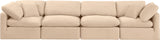 Indulge - Velvet 4 Seat Modular Sofa