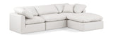 Indulge - Faux Leather 4 Piece Modular Sectional With Chaise