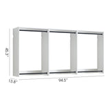 Devi - Wall Mounted Wood Closet System, Modular Units