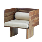Wooden Sofa - Brown