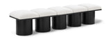 Pavilion - 5 Piece Modular Bench With Black Base