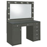 Fern - 7 Drawer Vanity Set With Mirror And Globe Lights