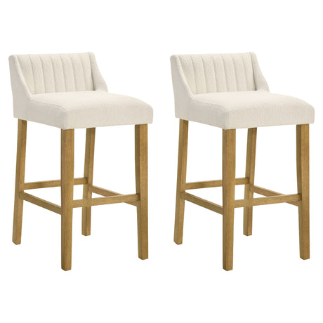 Fauna - Modern Transitional Wood Bar Height Kitchen Bar Stool