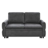 Convertible Sofa Bed Loveseat With Adjustable Backrest And USB Ports