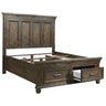 Panel Headboard Bed With Footboard Drawers