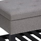 Lomond - Upholstered Storage Ottoman Bench