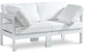 Nizuc - Outdoor Patio 2 Seat Modular Sofa With White Frame
