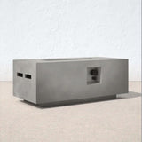 Propane Outdoor Durable Fire Pit Table - Gray