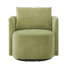 360° Modern Swivel Chair With Upholstered Curved Design