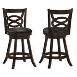 Calecita - Wood Swivel Counter Stool (Set of 2)