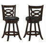 Calecita - Wood Swivel Counter Stool (Set of 2)