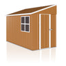 Weatherproof Storage Shed With Double Doors And Ventilation