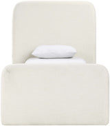 Fira - Linen Textured Fabric Upholstered Bed