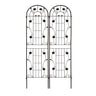 Metal Garden Trellis Rustproof Trellis For Climbing Plant Outdoor Flower Support