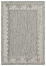Sunshine - 5'3" X 7'3" Indoor, Outdoor, Area Rug Polypropylene - Silver