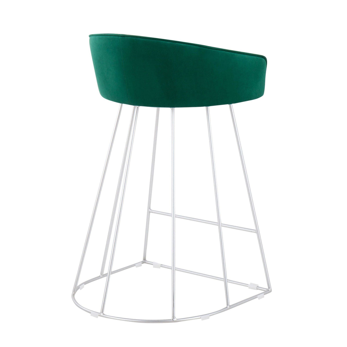 Canary - Counter Stool (Set of 2) - Silver Steel