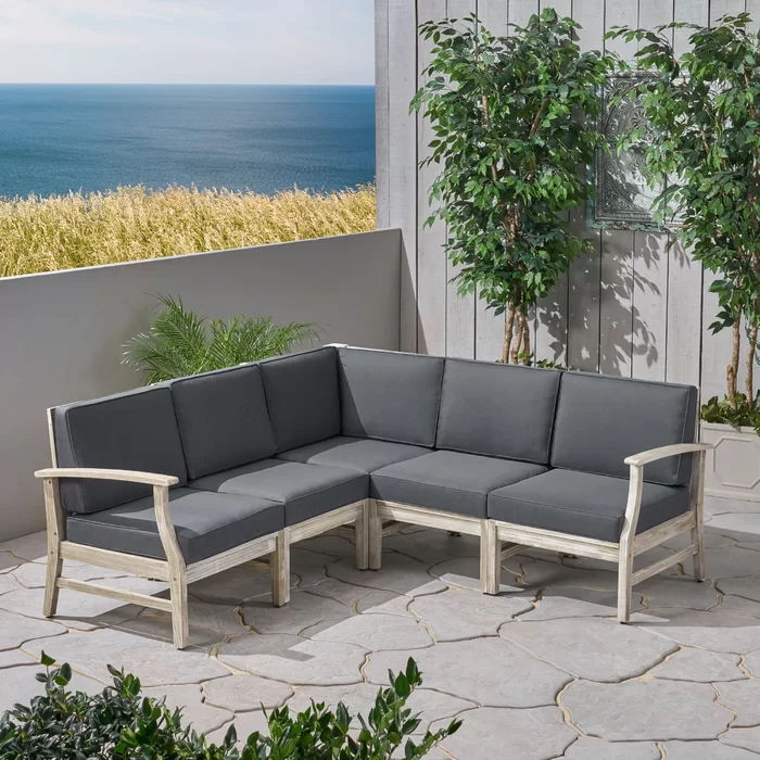 Perla - 5 Pieces Sofa Set