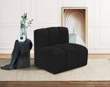 Arc - Boucle Fabric Straight Chair