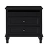 Nightstand With Charging Station, 3 Drawer Storage Table