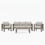 Outdoor Patio Set, All-Weather With Thick Cushions