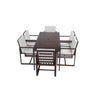 Patio Dining Set Outdoor Dining Table And Chair Set With And Removable Cushions For Patio