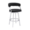 Saturn - Counter Height Bar Stool - Brushed Stainless Steel