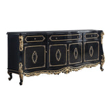 Betria - Console Cabinet - Gold & Black
