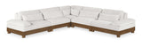 Turin - Fabric Upholstered 5 Piece Modular Sectional