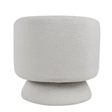 Zara - Upholstered Contemporary Swivel Accent Chair With Pillow