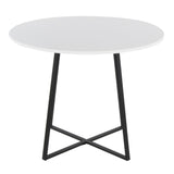 Cosmo - Canary Dining Table - Black Metal Base