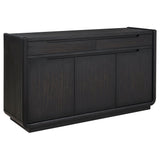 Bangor - 2 Drawer Dining Sideboard Server - Black
