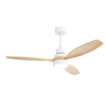 Ceiling Fan With 6 Speed Remote Control And 3Cct LED Light - White