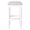 Square Stool With Upholstered Seat