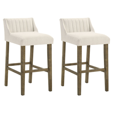 Fauna - Modern Transitional Wood Bar Height Kitchen Bar Stool