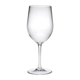 Leadingware Tritan Plastic Wine Glasses (Set of 4), Unbreakable, Bpa Free, 12Oz - Clear