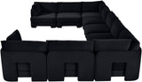 Hammond - Velvet Performance Fabric Upholstered 9 Piece Sectional