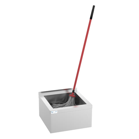 12 in. Stainless Steel Commercial Floor Mop Sink with Deep Basin, Bowl Size 19"x 22"x 12"MPS-1922123.