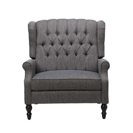 Dunham - Contemporary Fabric Tufted Oversized Pushback Recliner