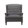 Dunham - Contemporary Fabric Tufted Oversized Pushback Recliner