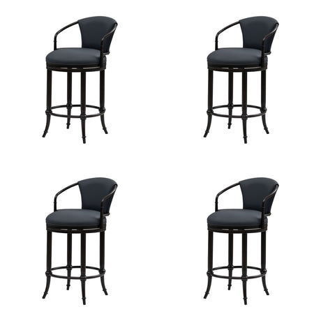 Otis - Upholstered Swivel Counter Height Barstool