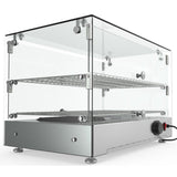 22 in. Glass Countertop Display Warmer, 1.7 cu. ft. HDC-1.7C.