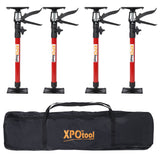 Adjustable Support Pole System For Drywalls And Cabinets With Carry Bag