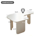 L-Shape Coffee Table For Living Room