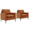Nordic Retro Light Luxury Upholstered Sofa Chair