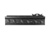 Dacor DTT36T960GM 36 Inch Gas Rangetop Graphite Stainless detail view