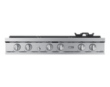 Dacor DTT48T960GS 48 Inch Gas Rangetop burners detail