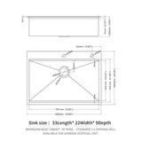Drop In Kitchen Sink With Workstation, 16 Gauge - Brushed Nickel