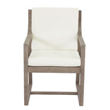Outdoor Chair Set With Frame And Cushion For Patio - Brown