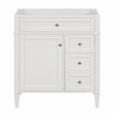 Bathroom Vanity With 2 Drawers And Tip-Out Drawer, Storage Cabinet